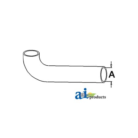 A & I Products Radiator Hose, Upper 14" x3" x3" A-A143930